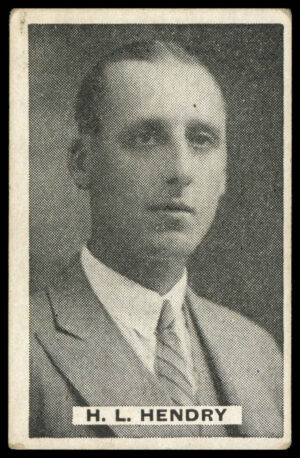 Sweetacres - 'Prominent Cricketers' (1932) - H.L. Hendry (Victoria).