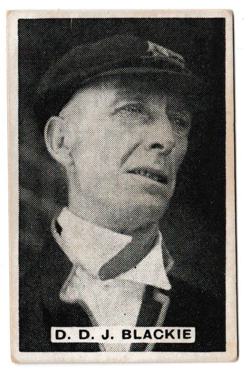 Sweetacres - 'Cricketers - Prominent Cricketers' (1932) - D.D. Blackie (Victoria) Sweetacres - 'Cricketers - Prominent Cricketers' (1932) - D.D. Blackie (Victoria)