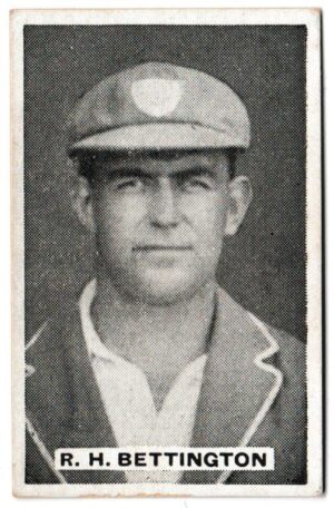Sweetacres - 'Cricketers - Prominent Cricketers' (1932) - R.H. Bettington (Paddington)