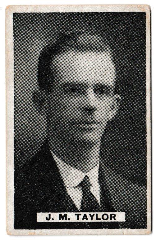 Sweetacres - 'Cricketers - Prominent Cricketers' (1932) - J.M. Taylor (Balmain) Sweetacres - 'Cricketers - Prominent Cricketers' (1932) - J.M. Taylor (Balmain)