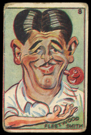 Sweetacres - 'Cricketers (Caricatures)' (1938) - #8 - L. O'B. Fleetwood-Smith (Victoria)