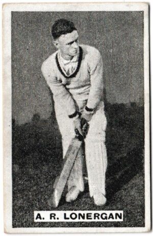 Sweetacres - 'Test Match Records' (1932) - Card #18 - A.R. Lonergan