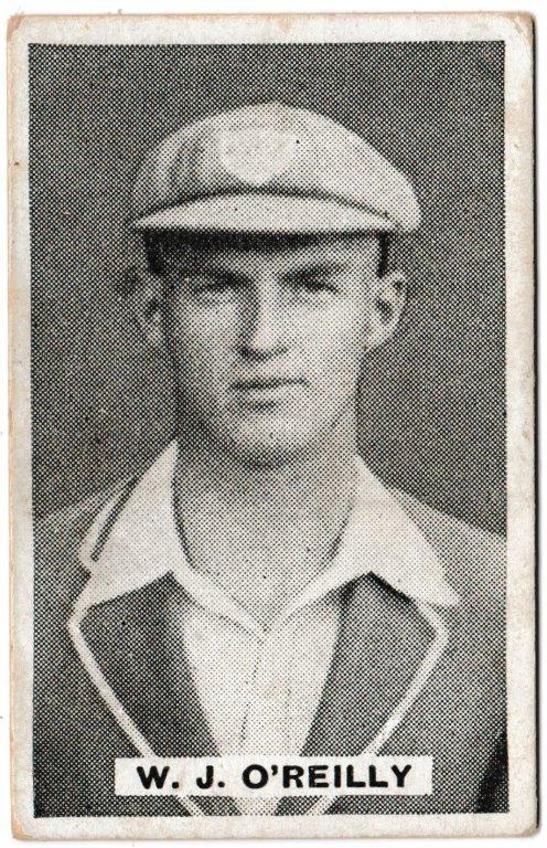Sweetacres - 'Test Match Records' (1932) - Card #26 - W.J. O'Reilly Sweetacres - 'Test Match Records' (1932) - Card #26 - W.J. O'Reilly