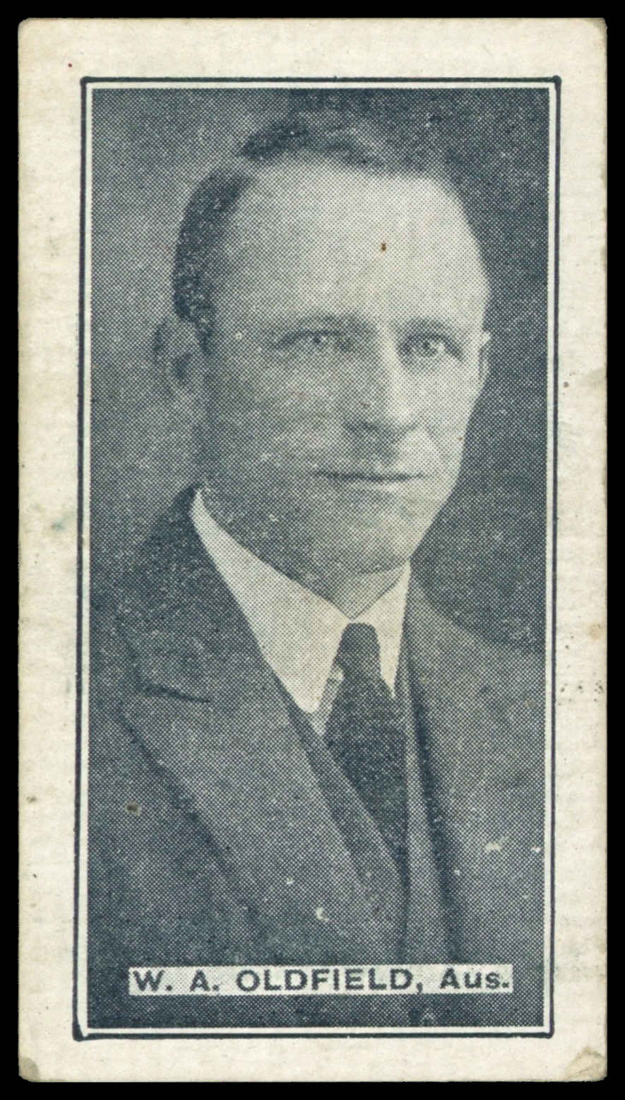 Sweetacres - 'Cricketers (Minties Red & Green)' (1926) - W.A. Oldfield (New South Wales) Sweetacres - 'Cricketers (Minties Red & Green)' (1926) - W.A. Oldfield (New South Wales)