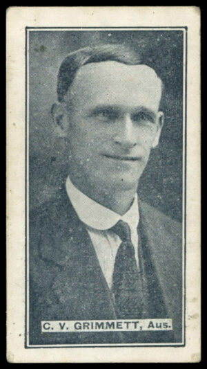 Sweetacres - 'Cricketers (Minties Red & Green)' (1926) - C.V. Grimmett (South Australia)