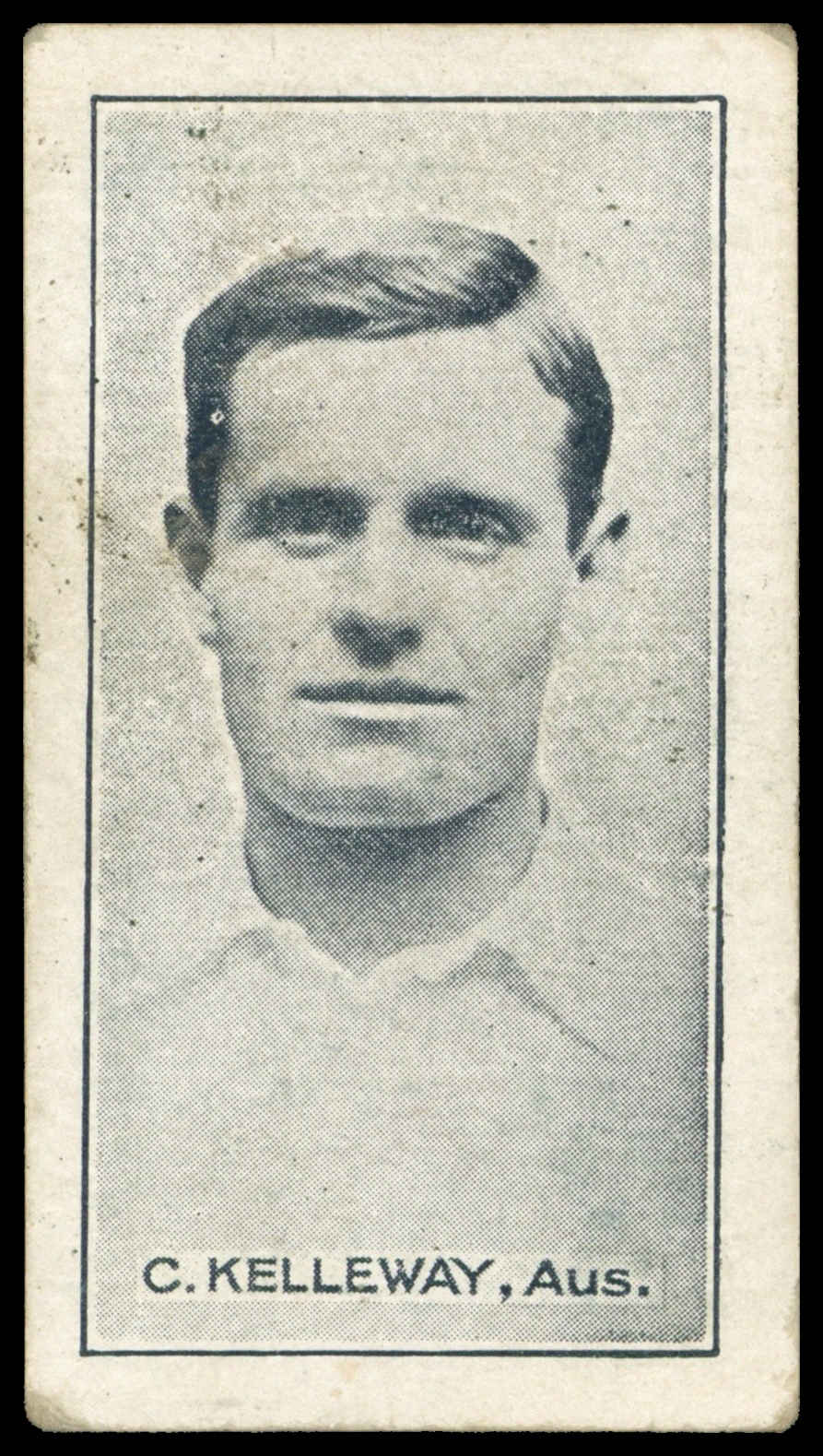 Sweetacres - 'Cricketers (Minties Red & Green)' (1926) - C. Kelleway (Australia) Sweetacres - 'Cricketers (Minties Red & Green)' (1926) - C. Kelleway (Australia)