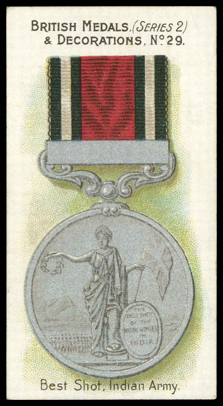 Taddy - 'British Medals & Decorations (S2)' (c1905) - Best Shot. Indian Army Taddy - 'British Medals & Decorations (S2)' (c1905) - Best Shot. Indian Army