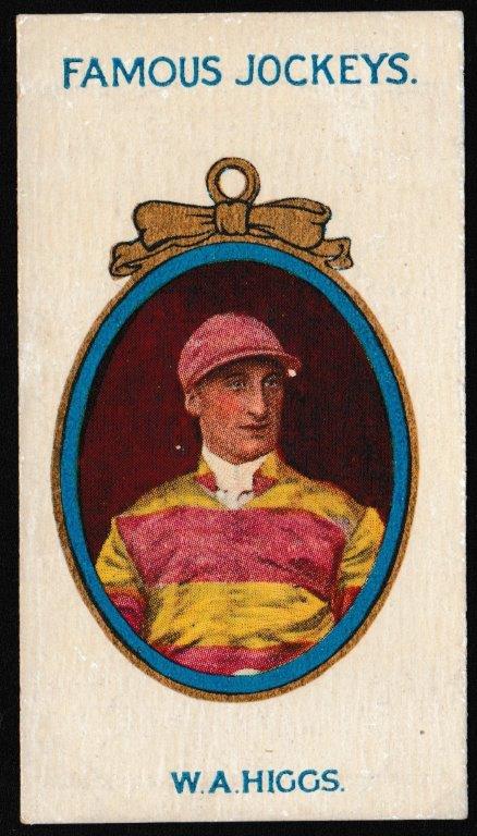 Taddy - 'Famous Jockeys (Blue Letterpress)' (1905) - W.A. Higgs Taddy - 'Famous Jockeys (Blue Letterpress)' (1905) - W.A. Higgs