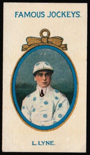 Taddy - 'Famous Jockeys (Blue Letterpress)' (1905) - L. Lyne