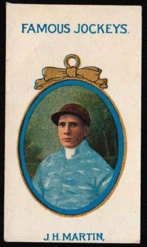 Taddy - 'Famous Jockeys (Blue Letterpress)' (1905) - J.H. Martin