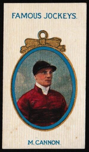 Taddy - 'Famous Jockeys (Blue Letterpress)' (1905) - M. Cannon