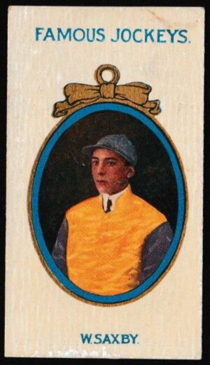 Taddy - 'Famous Jockeys (Blue Letterpress)' (1905) - W. Saxby
