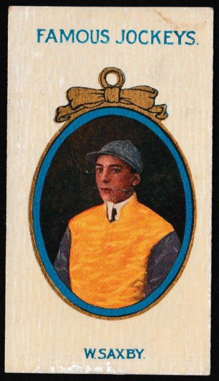 Taddy - 'Famous Jockeys (Blue Letterpress)' (1905) - W. Saxby Taddy - 'Famous Jockeys (Blue Letterpress)' (1905) - W. Saxby