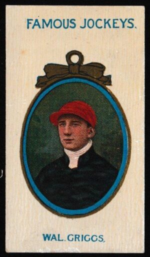 Taddy - 'Famous Jockeys (Blue Letterpress)' (1905) - Wal. Griggs