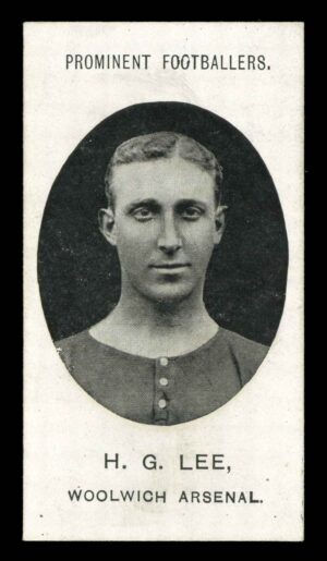 Taddy - 'Prominent Footballers (Grapnel 1908-9)' H.G. Lee (Woolwich Arsenal)