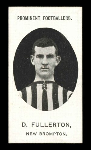 Taddy - 'Prominent Footballers (Grapnel 1907)' D. Fullerton (New Brompton) Taddy - 'Prominent Footballers (Grapnel 1907)' D. Fullerton (New Brompton)