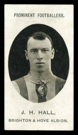 Taddy - 'Prominent Footballers (Grapnel 1907)' J.H. Hall (Brighton & H.A.)