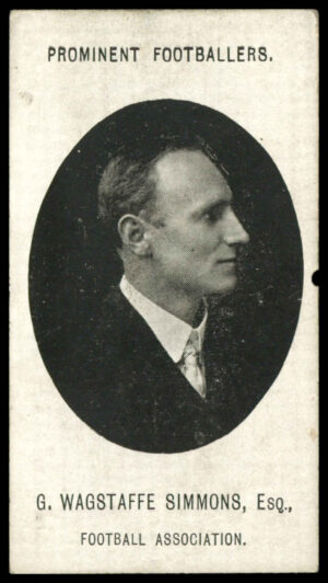 Taddy - 'Prominent Footballers Officials' - G. Wagtaffe Simmons Esq. Football Assoc. (1907)