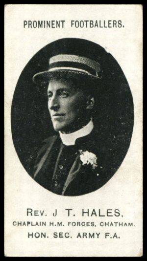 Taddy - 'Prominent Footballers Officials' - Rev. J.T. Hales Chaplain H.M. Forces (1907)