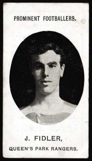 Taddy & Co - 'Prominent Footballers QPR (1907 - GRAPNEL)' (1907) - Card #3 - J. Fidler Taddy & Co - 'Prominent Footballers QPR (1907 - GRAPNEL)' (1907) - Card #3 - J. Fidler