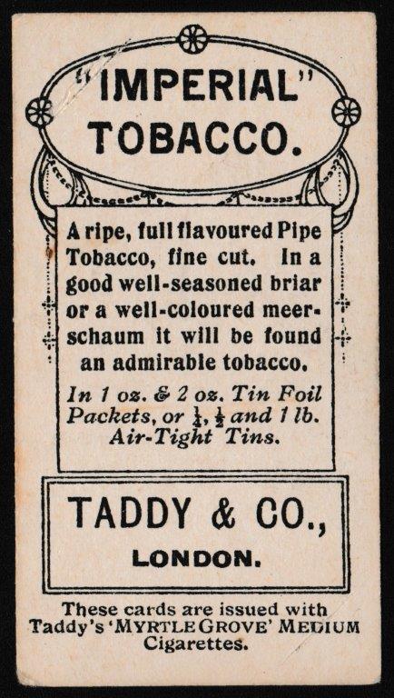 Taddy & Co - 'Prominent Footballers QPR (1908-9 - IMPERIAL)' (1908) - Card #2 - F. Cannon Taddy & Co - 'Prominent Footballers QPR (1908-9 - IMPERIAL)' (1908) - Card #2 - F. Cannon