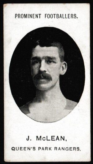 Taddy & Co - 'Prominent Footballers QPR (1908-9 - IMPERIAL)' (1908) - Card #9 - J. McLean Taddy & Co - 'Prominent Footballers QPR (1908-9 - IMPERIAL)' (1908) - Card #9 - J. McLean