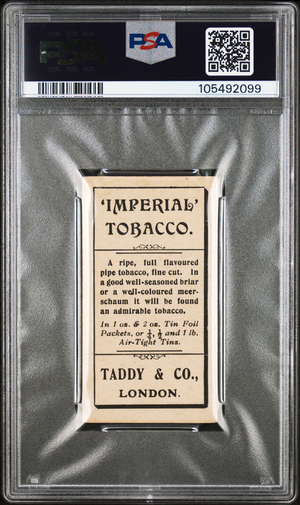 Taddy - 'Prominent Footballers Officials' (1907) - J. Lewis Esq. Football Assoc. **PSA4** Taddy - 'Prominent Footballers Officials' (1907) - J. Lewis Esq. Football Assoc. **PSA4**
