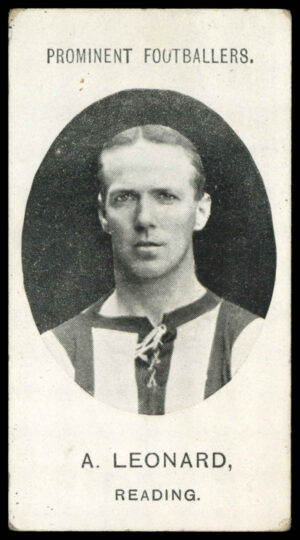 Taddy - 'Prominent Footballers Reading (1908-9 Grapnel)' (1908) - A. Leonard (Reading)