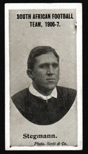 Taddy - 'South African Football Team 1906-7' (1906) - Stegmann (South Africa)