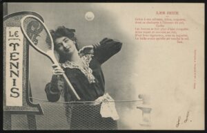 Bergeret & Co - 'Le Tennis Vintage' (Undated) - Unused Tennis Postcard