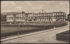 F Firth & Co - 'Sidmouth Fortfield Tennis Courts' (Undated) - Unused Postcard