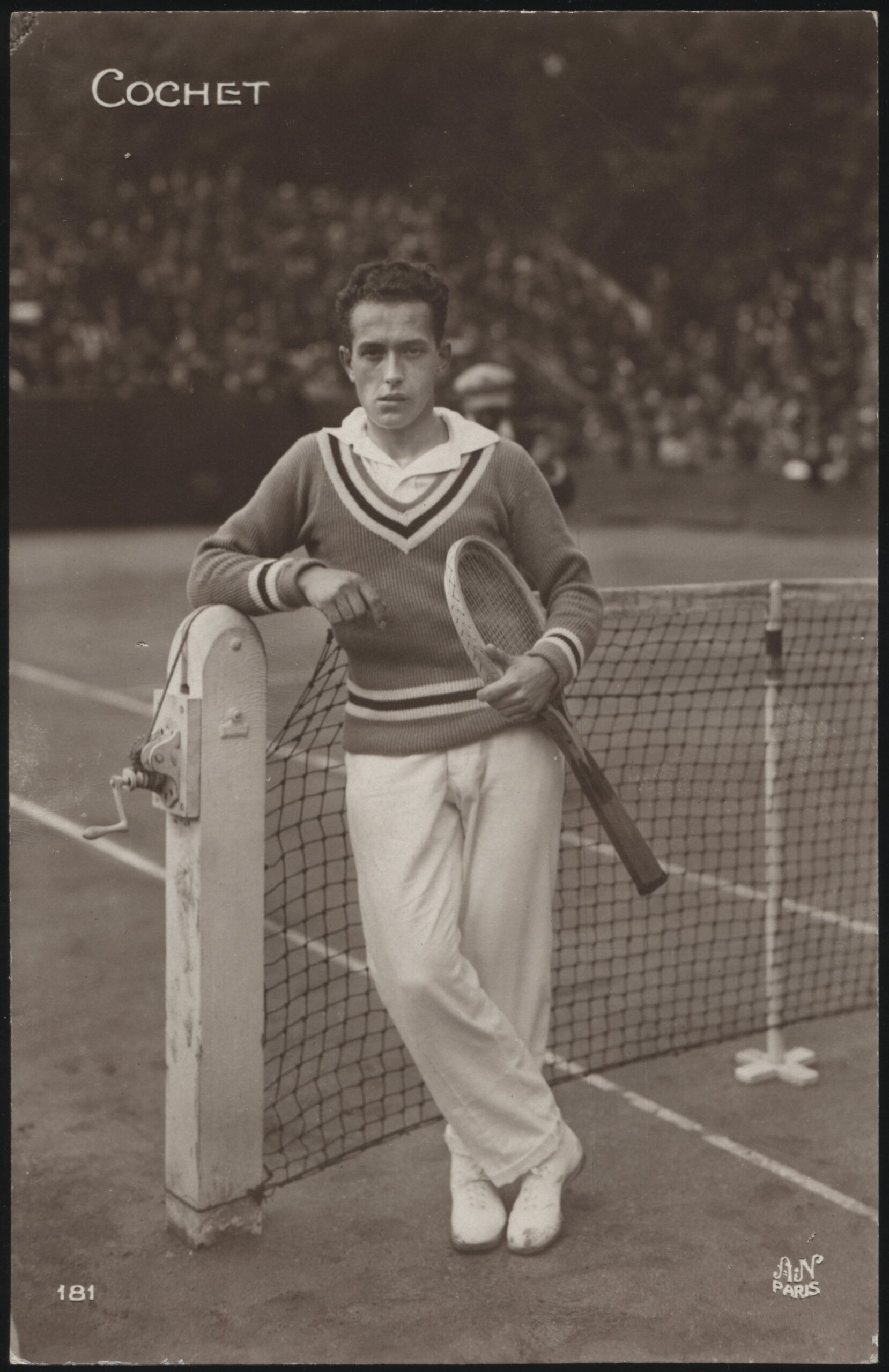 A&N - 'Henri Cochet (FR) 181' (1930) - Unused Tennis Postcard A&N - 'Henri Cochet (FR) 181' (1930) - Unused Tennis Postcard