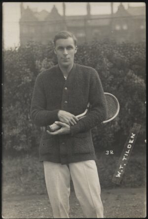 Real Photo - 'Bill Tilden (US)' (c1920's) - Unused Tennis Postcard