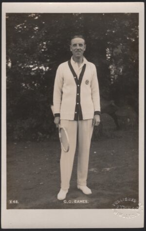 E Trim & Co - 'Cyril Gladstone Eames (GB) at Wimbledon X48' (c1925) - Unused Postcard