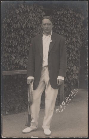 E Trim & Co - 'Josiah G Ritchie - 2 Times Wimbledon Doubles Champion' (c1910) - Unused Postcard