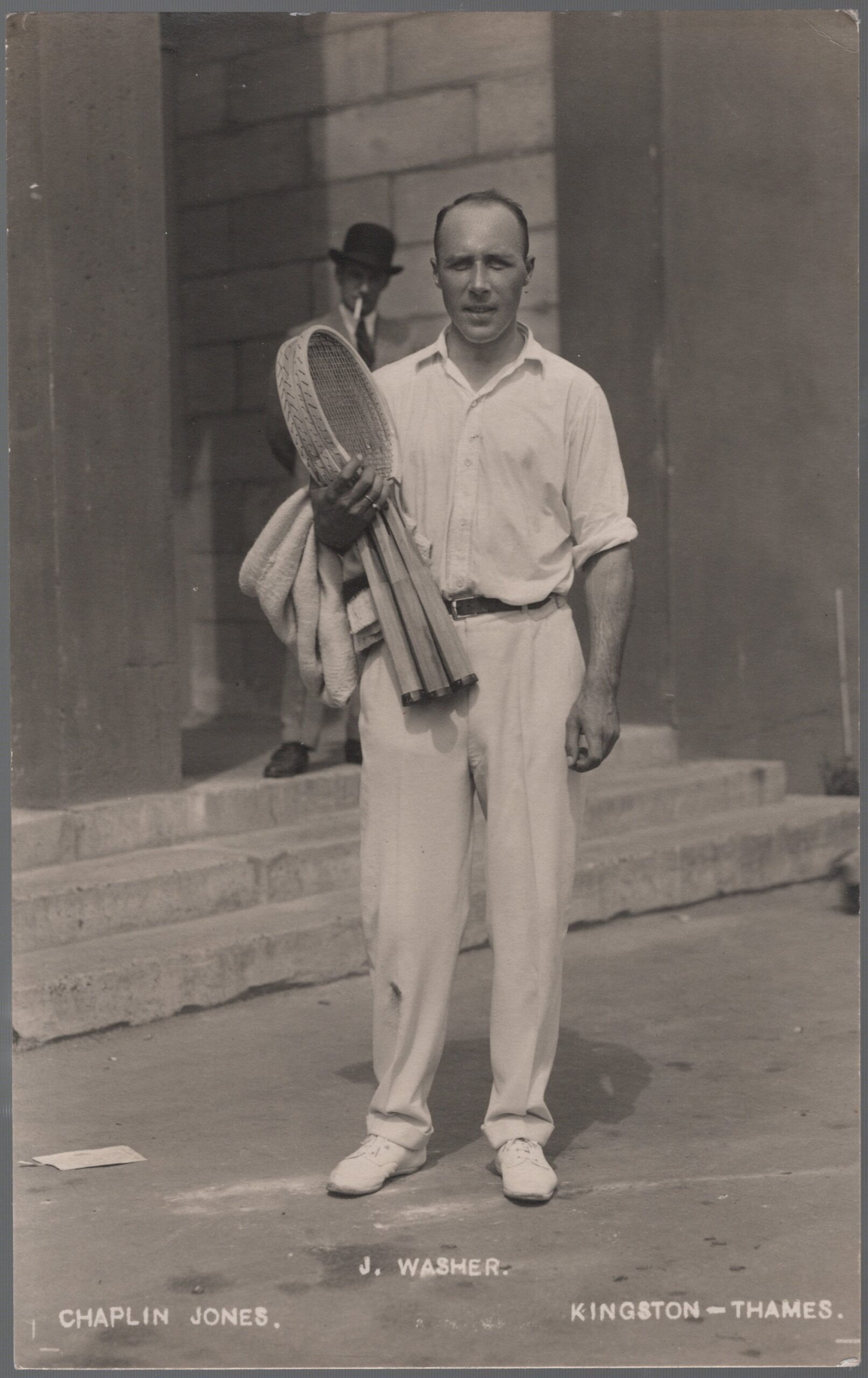 Chaplin Jones - 'Jean Washer (BEL) at Wimbledon' (c1924) - Unused Postcard Chaplin Jones - 'Jean Washer (BEL) at Wimbledon' (c1924) - Unused Postcard