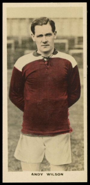 Thomson (D.C.) - 'British Team of Footballers' (1922) - Andy Wilson (Middlesbrough) Thomson (D.C.) - 'British Team of Footballers' (1922) - Andy Wilson (Middlesbrough)