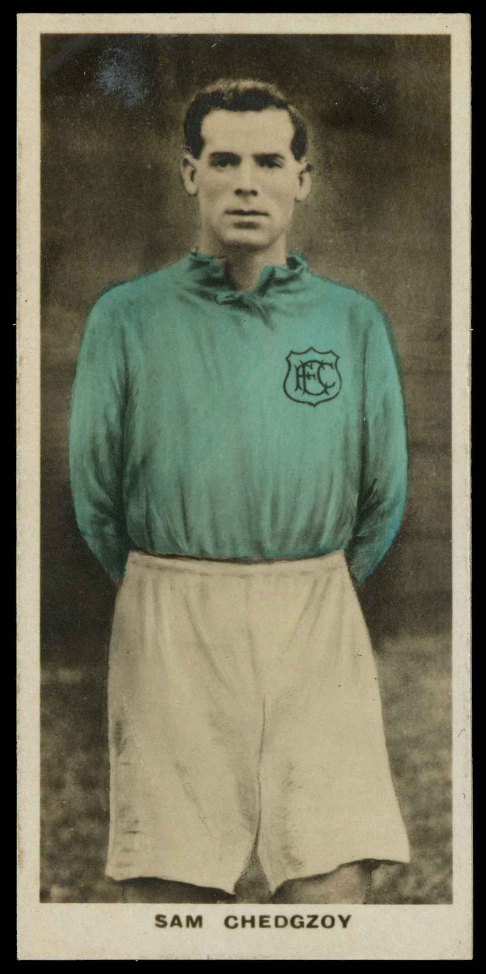 Thomson (D.C.) - 'British Team of Footballers' (1922) - Sam Chedgzoy (Everton) Thomson (D.C.) - 'British Team of Footballers' (1922) - Sam Chedgzoy (Everton)