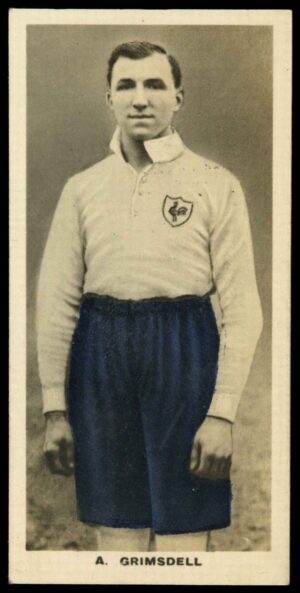 Thomson (D.C.) - 'British Team of Footballers' (1922) - A. Grimsdell (Spurs)
