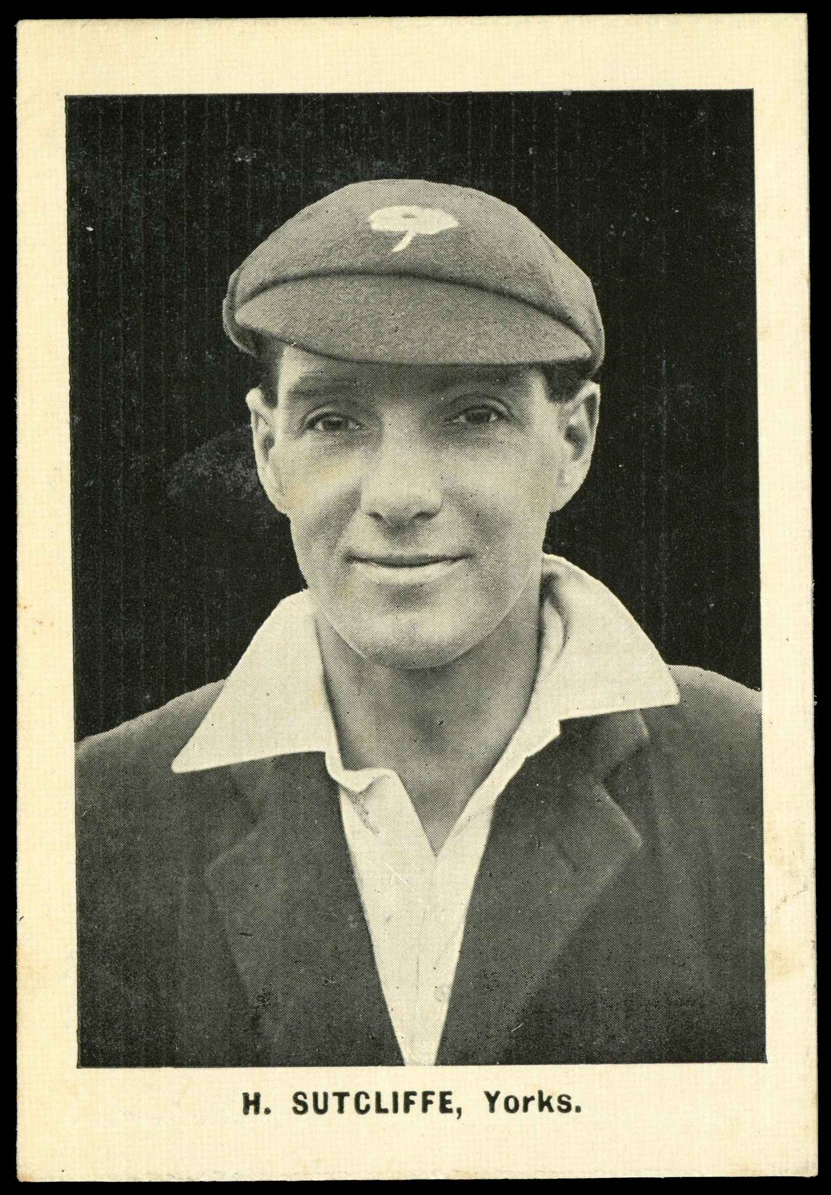 Thomson (D.C.) - 'Cricketers (Rover - EL)' (1924) - H. Sutcliffe (Yorkshire) Thomson (D.C.) - 'Cricketers (Rover - EL)' (1924) - H. Sutcliffe (Yorkshire)