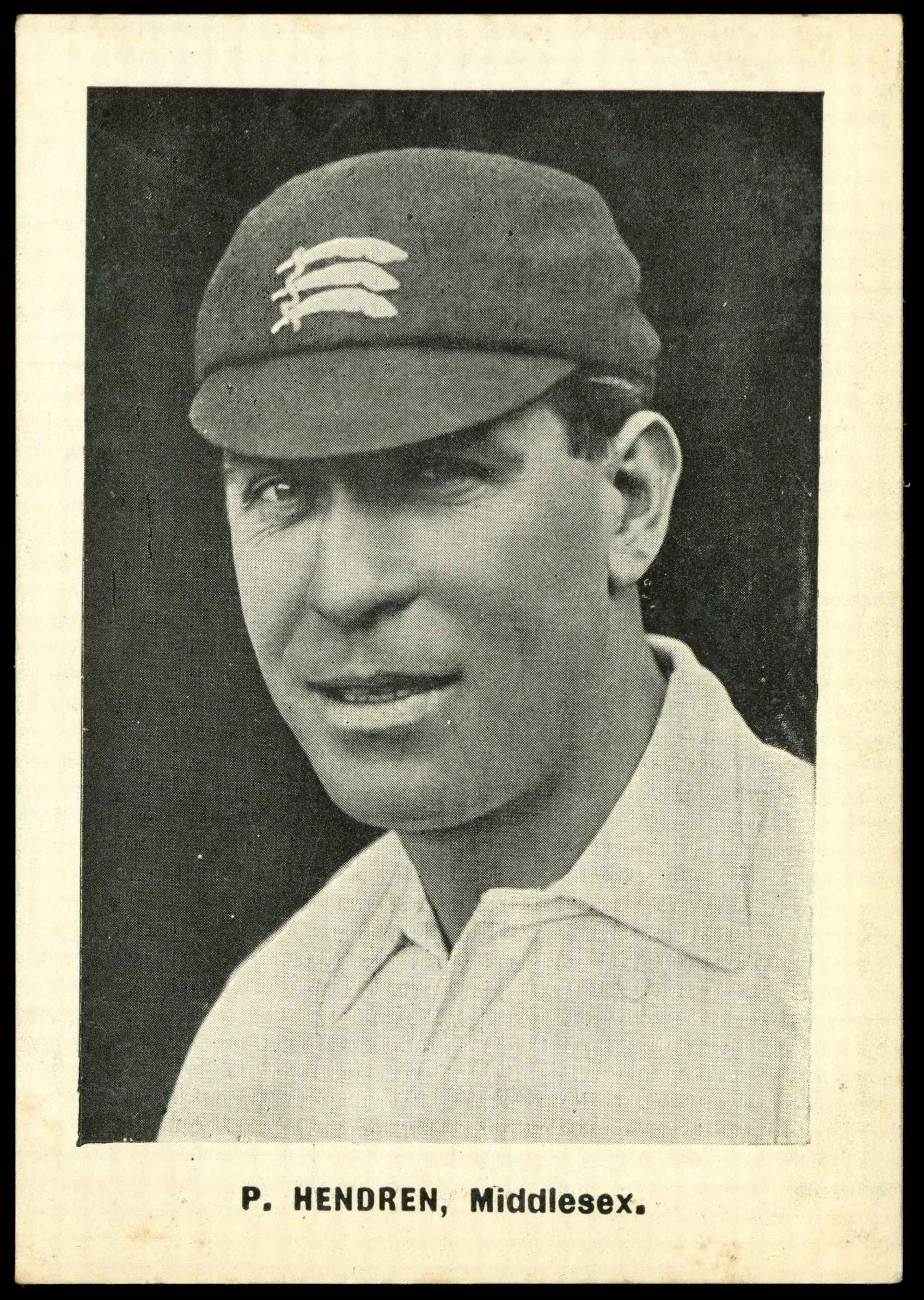 Thomson (D.C.) - 'Cricketers (Rover - EL)' (1924) - P. Hendren (Middlesex) Thomson (D.C.) - 'Cricketers (Rover - EL)' (1924) - P. Hendren (Middlesex)