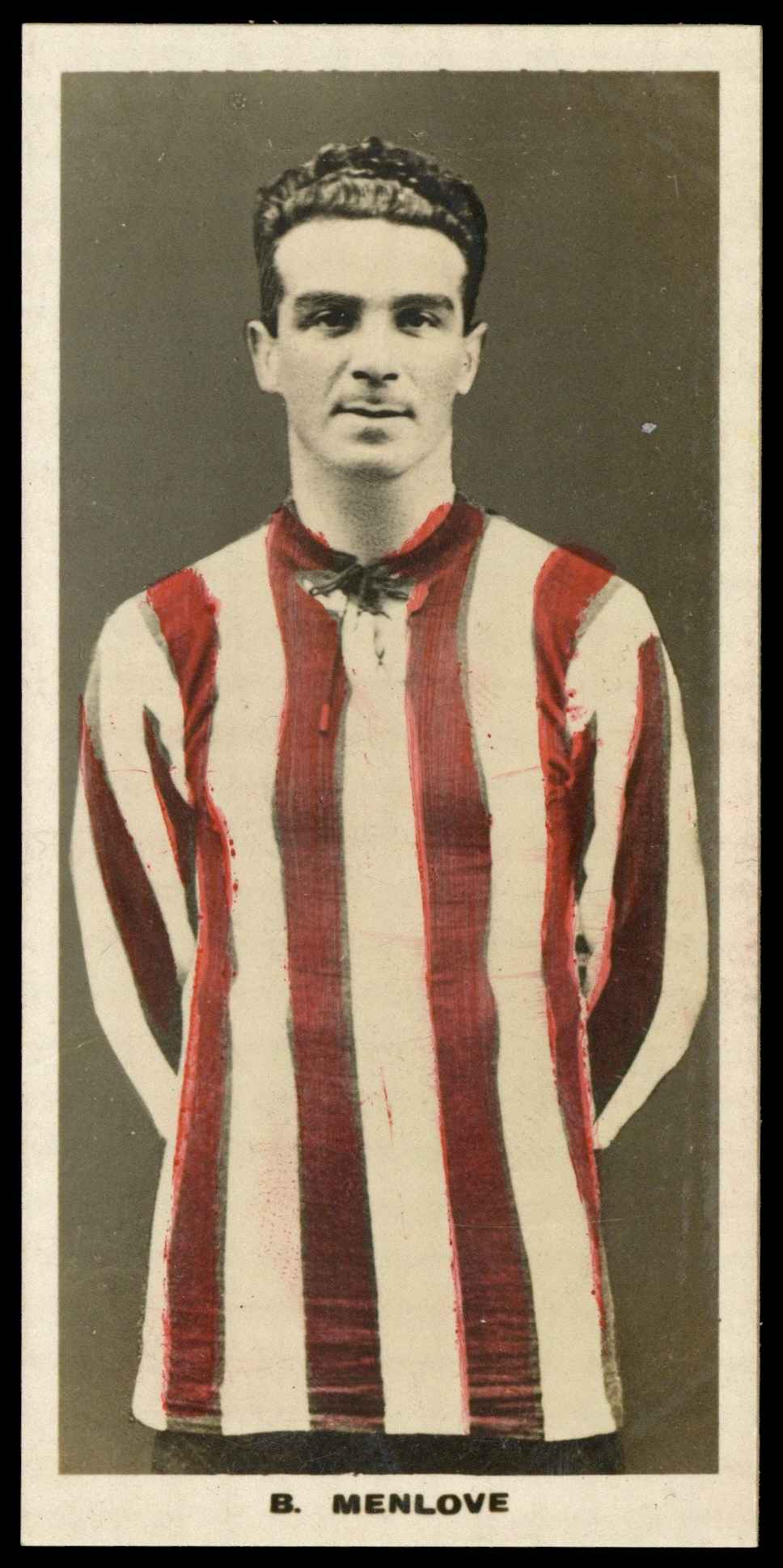 Thomson (D.C.) - 'Footballers 1922' (1922) - B. Menlove (Sheffield Utd) Thomson (D.C.) - 'Footballers 1922' (1922) - B. Menlove (Sheffield Utd)