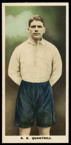 Thomson (D.C.) - 'Footballers 1922' (1922) - A.E. Quantrill (Preston North End) Thomson (D.C.) - 'Footballers 1922' (1922) - A.E. Quantrill (Preston North End)