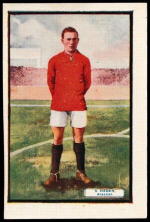 Thomson (D.C.) - 'Coloured Photos of Star Footballers' (c1930) - S. Haden (Arsenal) Thomson (D.C.) - 'Coloured Photos of Star Footballers' (c1930) - S. Haden (Arsenal)