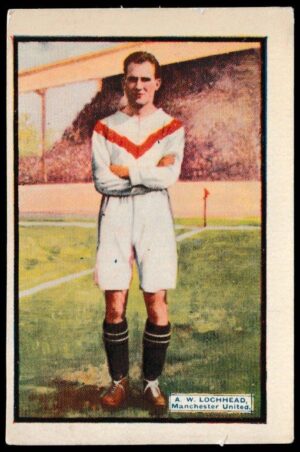 Thomson (D.C.) - 'Coloured Photos of Star Footballers' (c1930) - W. Lochhead (Man Utd)