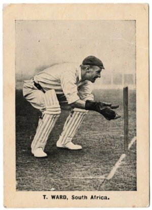 Thomson (D.C.) - 'Cricketers (Rover)' (1924) - Card #12 - T.Ward (South Africa)