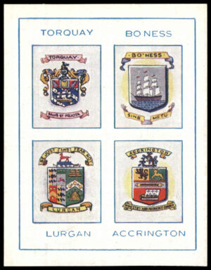 Thomson (D.C.) - 'Football Towns and Crests (Rover)' (1931) - Torquay - Boness - Lurgan - Accrington