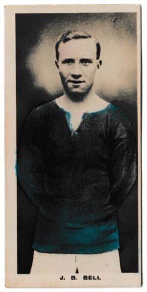 Thomson (D.C.) - 'Footballers' (1922) - Card #1 - J.B. Bell (Chelsea)