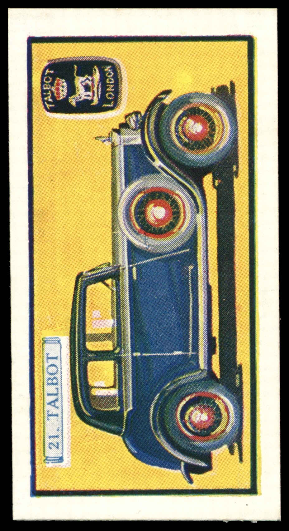 Thomson (D.C.) - A.C.J. German (Notts Forest) & Talbot - 'Footballers & Motor Cars' - (c1930) Thomson (D.C.) - A.C.J. German (Notts Forest) & Talbot - 'Footballers & Motor Cars' - (c1930)