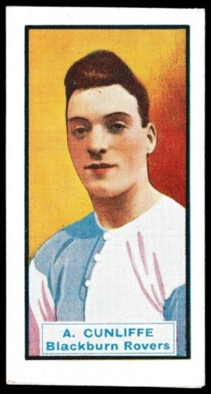 Thomson (D.C.) - 'Footballers & Motor Cars' (c1930) - #9 - A. Cunliffe (Blackburn) & Hillman 8